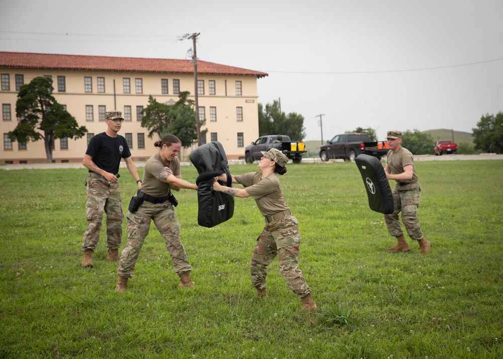 Oklahoma National Guard Military Police complete non-lethal weapons training