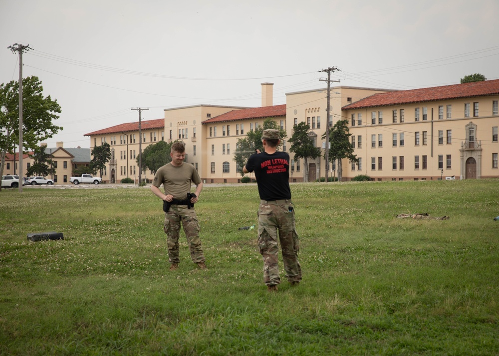 Oklahoma National Guard Military Police complete non-lethal weapons training