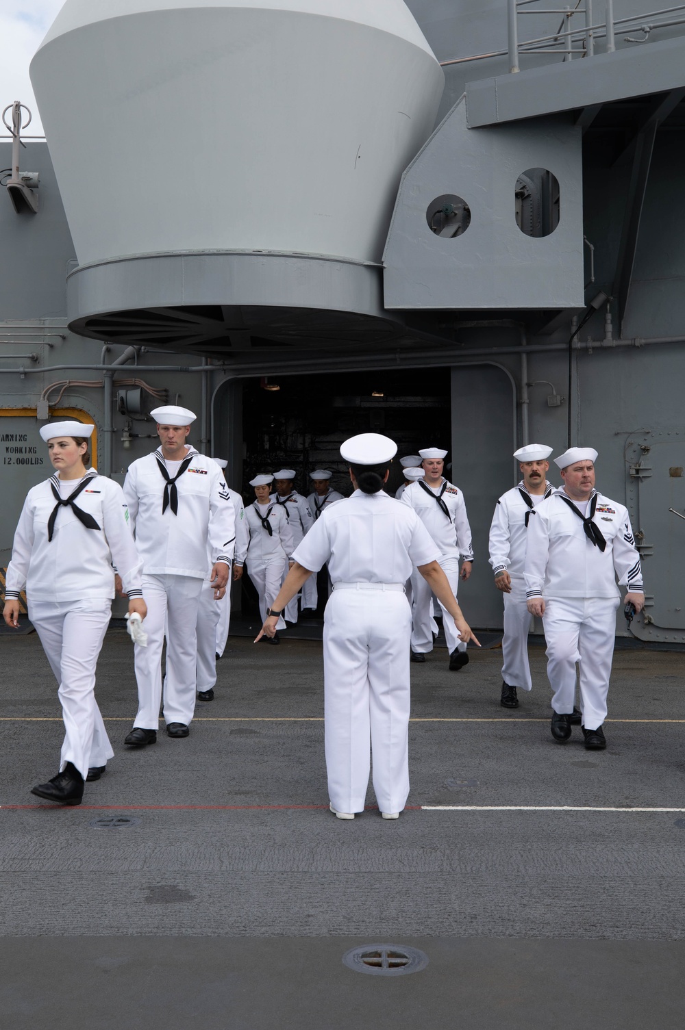 USS Wasp Pulls into The Bahamas