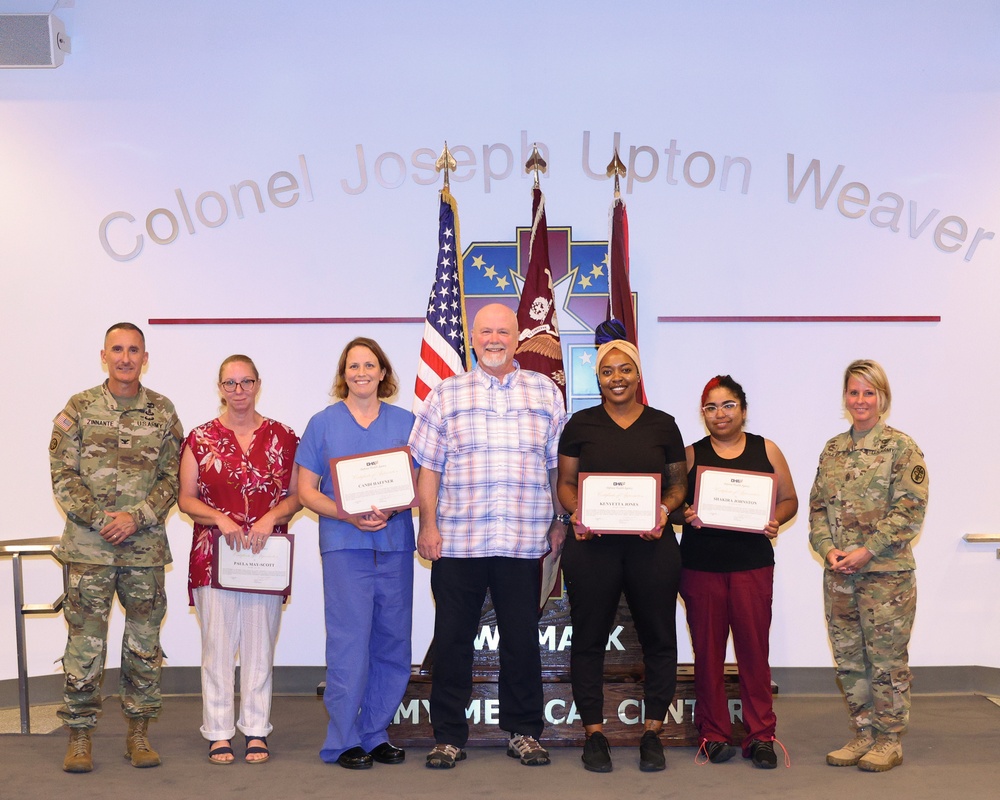 WAMC Recognizes Healthcare Provider, Staff During Monthly Awards Ceremony