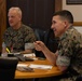 1st MARDIV staff brief new I MEF deputy commanding general