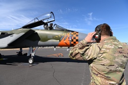 Team Kingsley moves operations on airfield when taxiway "fails"