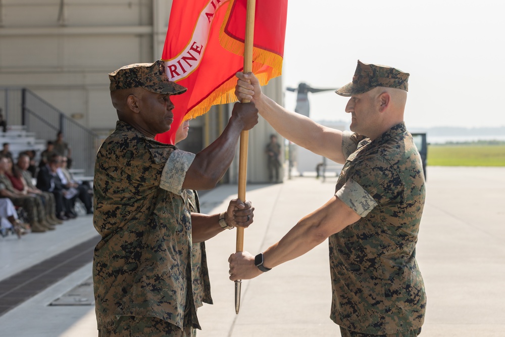 Marine Aircraft Group 26 change of command ceremony