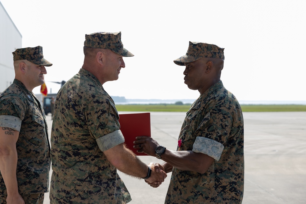 Marine Aircraft Group 26 change of command ceremony