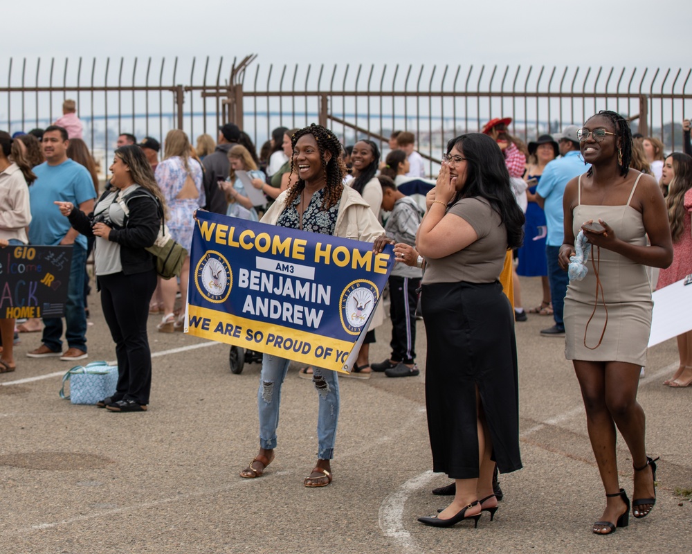 USS Nimitz Return to Homeport