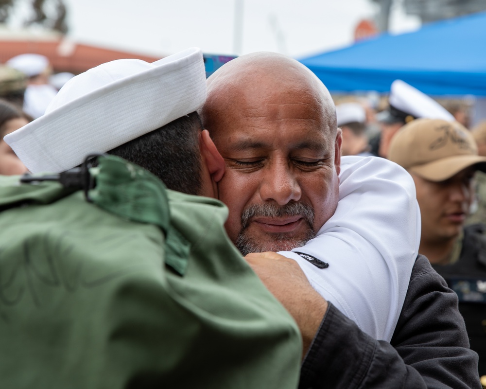 USS Nimitz Return to Homeport