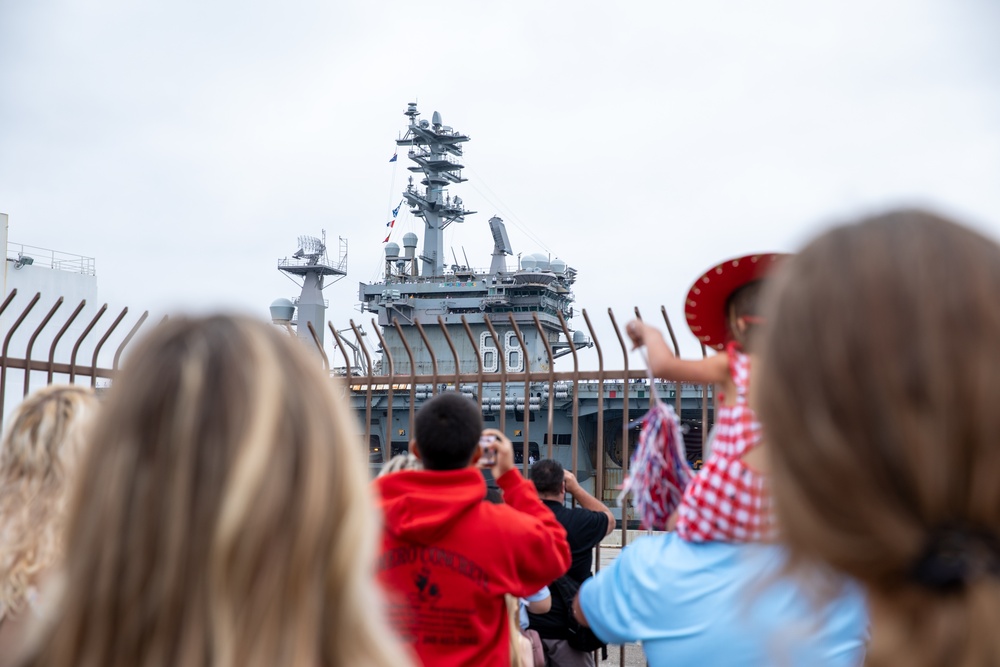 USS Nimitz Return to Homeport