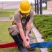 Civil engineer Airmen provide hailstorm damage cleanup