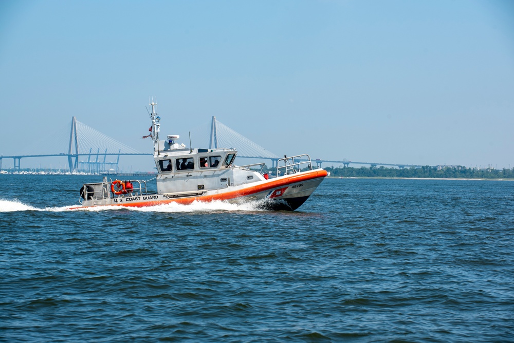 Federal, state and local agencies conduct mass rescue exercise in Port of Charleston