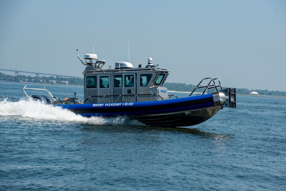 Federal, state and local agencies conduct mass rescue exercise in Port of Charleston