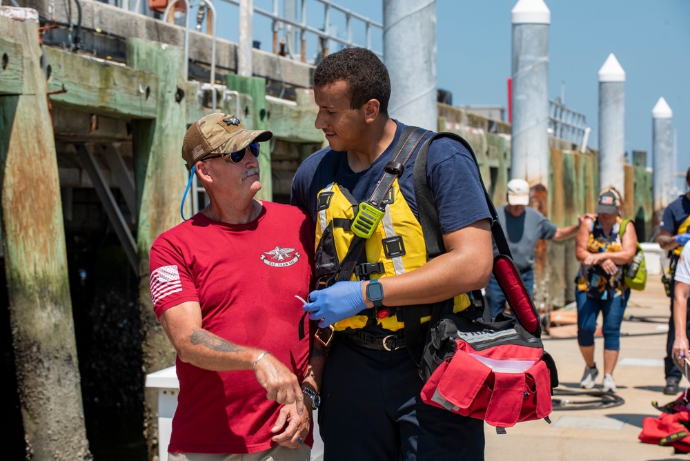 Federal, state and local agencies conduct mass rescue exercise in Port of Charleston