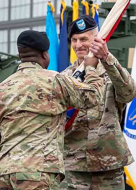 404th Army Field Support Brigade conducts change of command ceremony