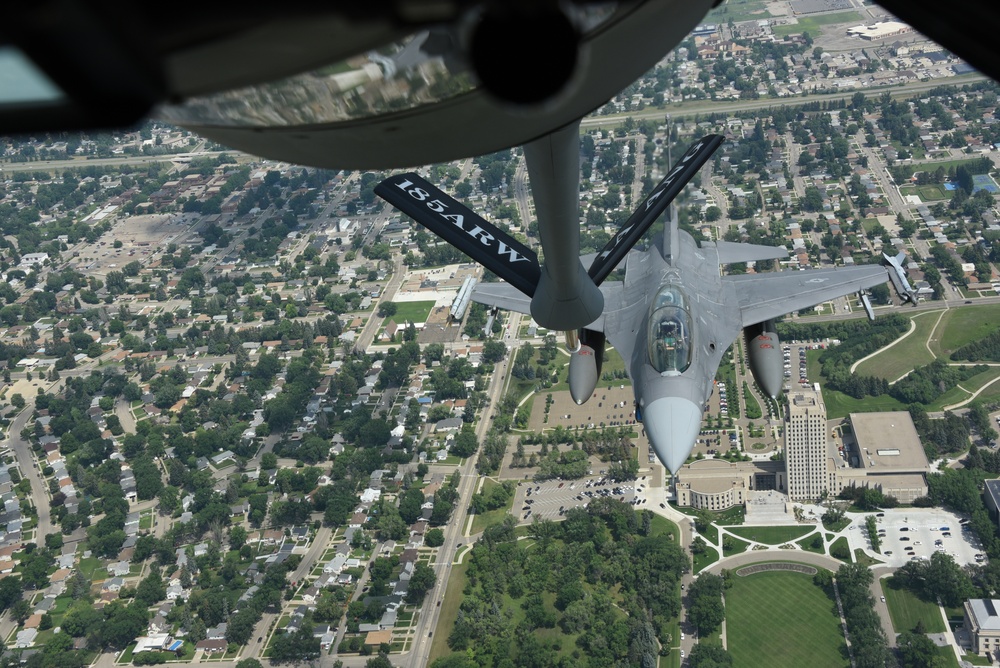 Bismarck Operation Centennial Contact flyover