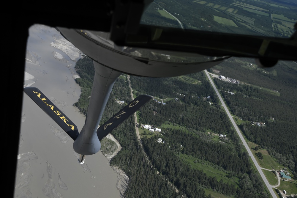 168th Wing Alaska Flyover to Celebrate 100 Years of Air Refueling