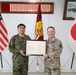 USAG Japan commander receives Defense Cooperation Award