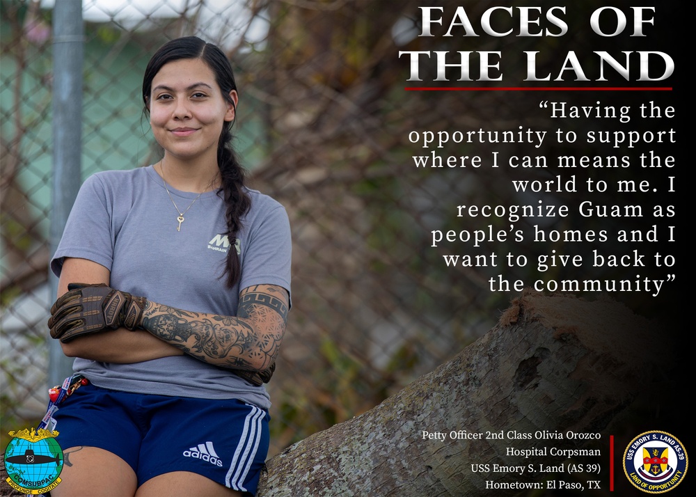 Faces of the Land with HM2 Orozco