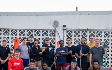From Sea to Store: Emory S. Land Sailors Volunteer to Help with Typhoon Recovery