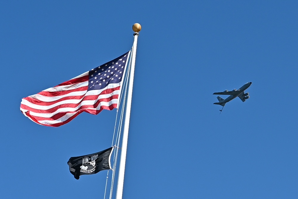 Hawaii Air National Guard Commemorates 100 years of Air Refueling with Historic flyover