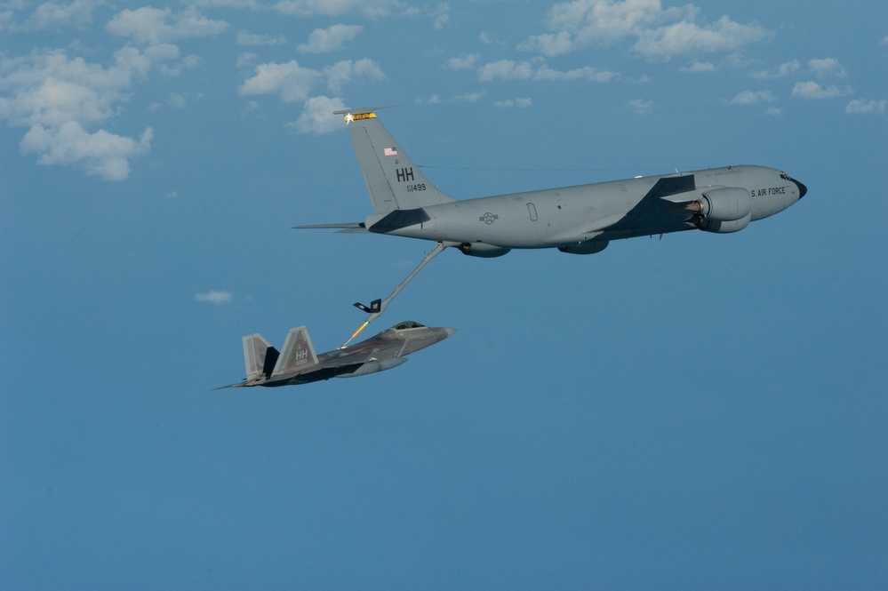 Hawaii Air National Guard Commemorates 100 years of Air Refueling with Historic flyover