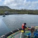 ESL Sailors De-Beach a Ship Waste Offload Barge