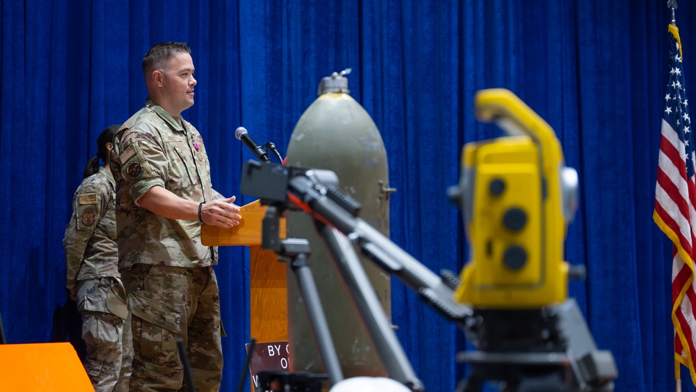 386th ECES Change of Command