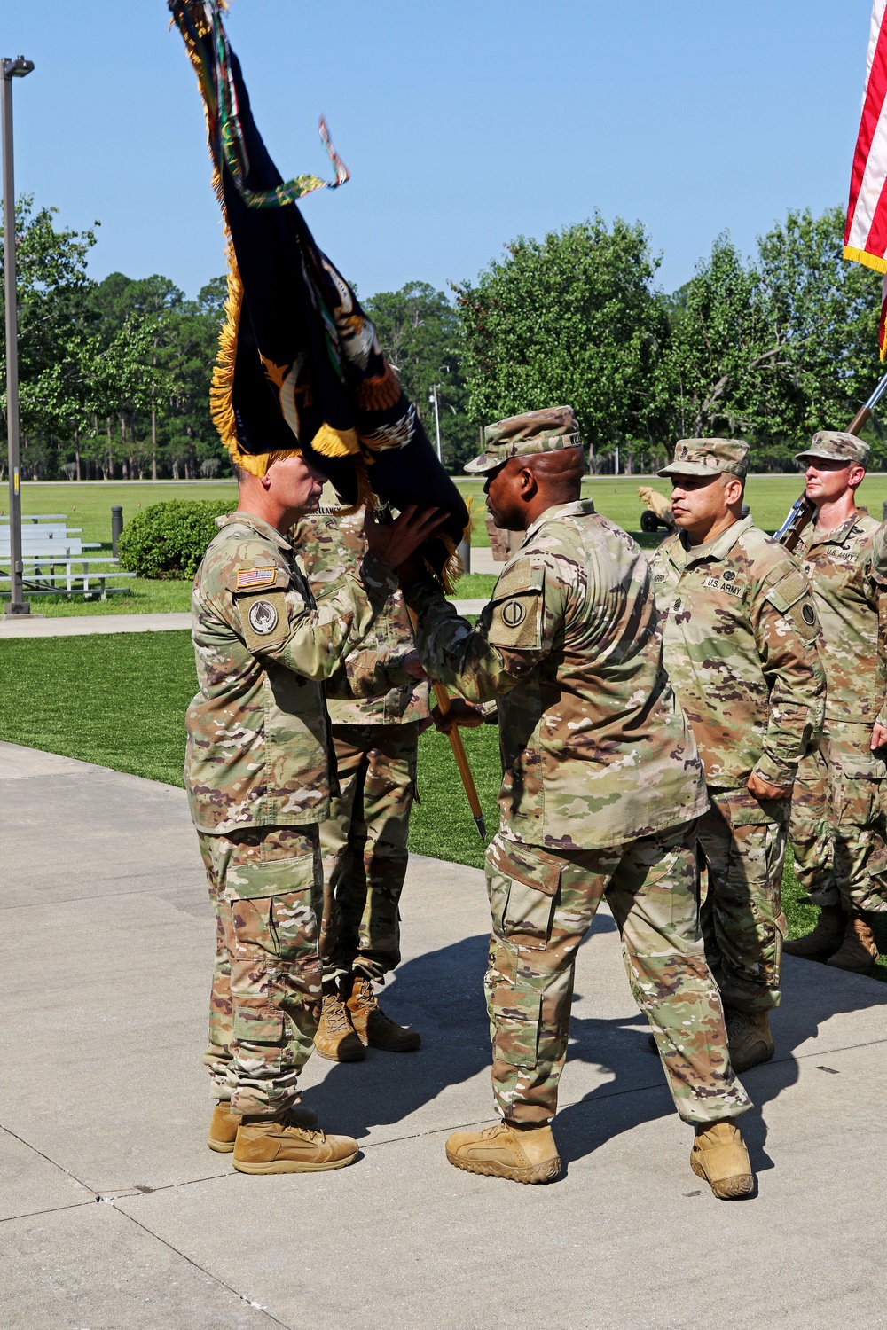 3rd Battalion, 345th Regiment Training Support Battalion Change of Command ceremony