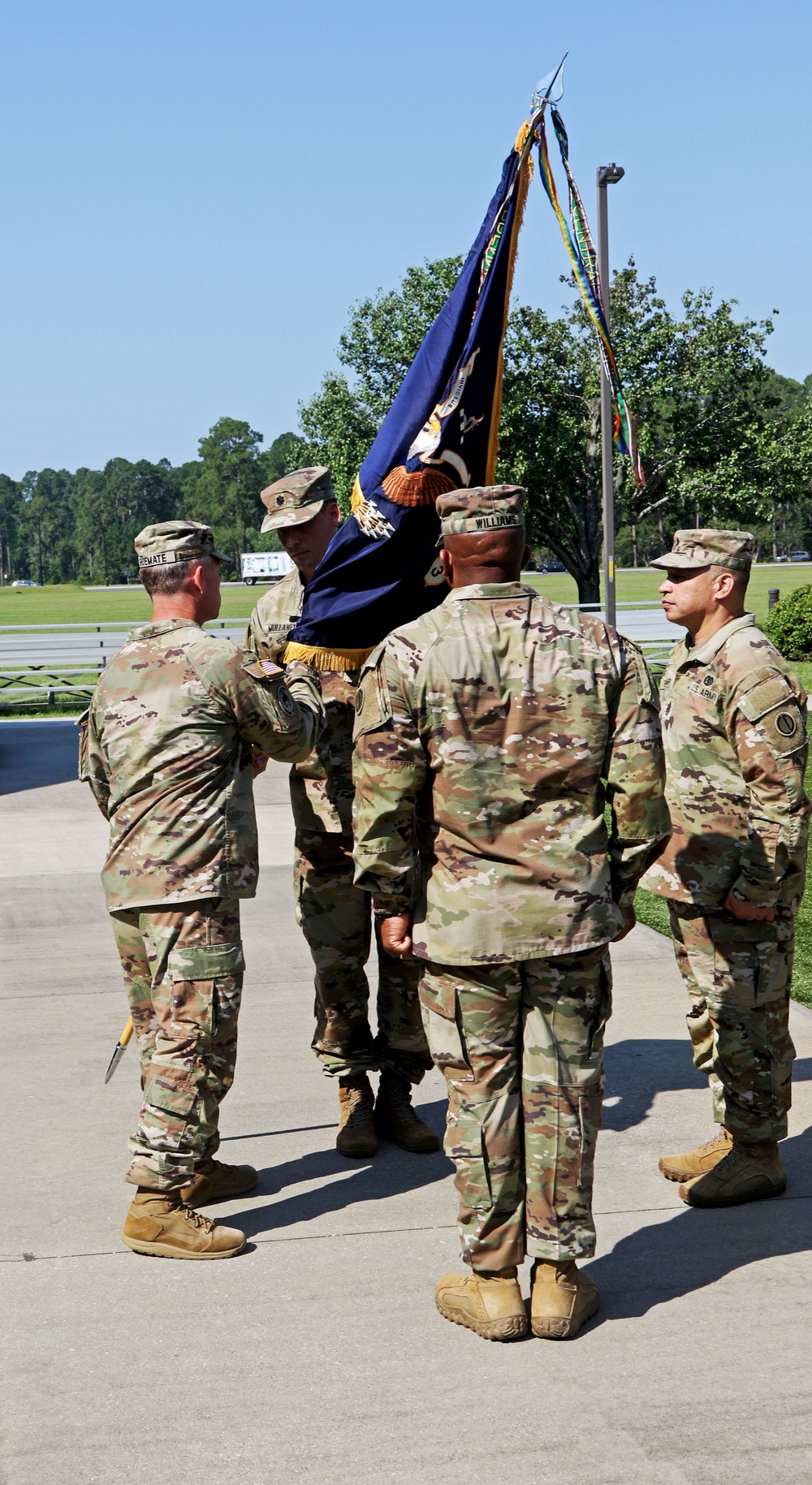 3rd Battalion, 345th Regiment Training Support Battalion Change of Command ceremony