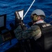 USS Rafael Peralta (DDG 115) conducts a crew-served weapons exercise