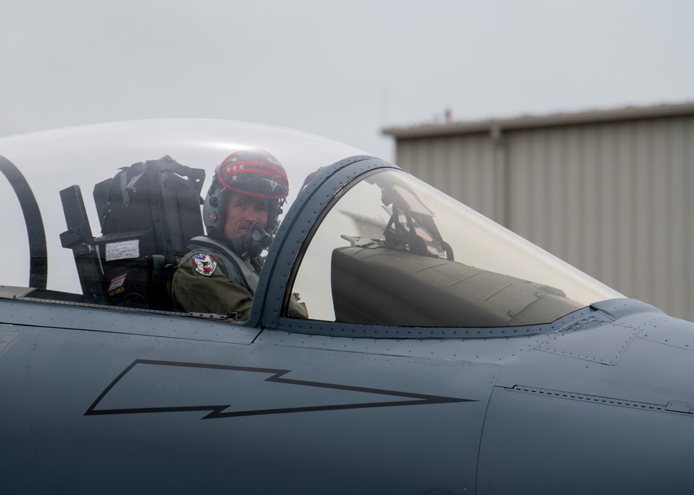 104FW F-15s return from Air Defender