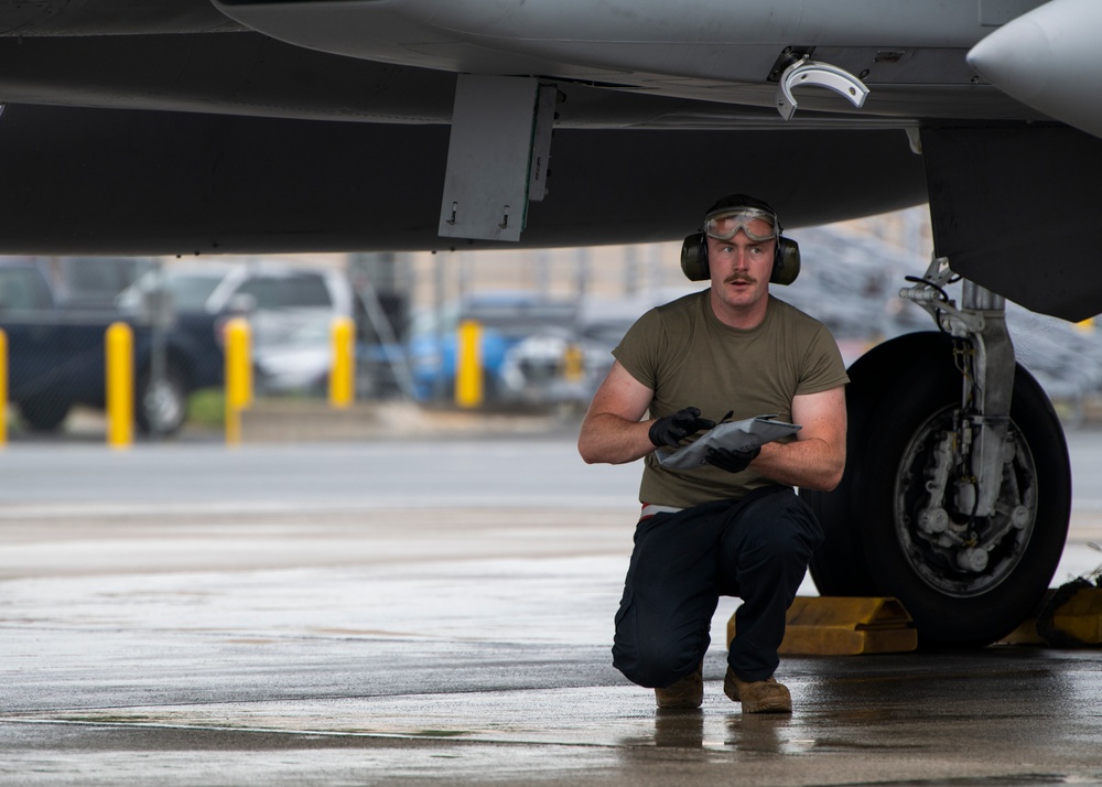 104FW F-15s return from Air Defender