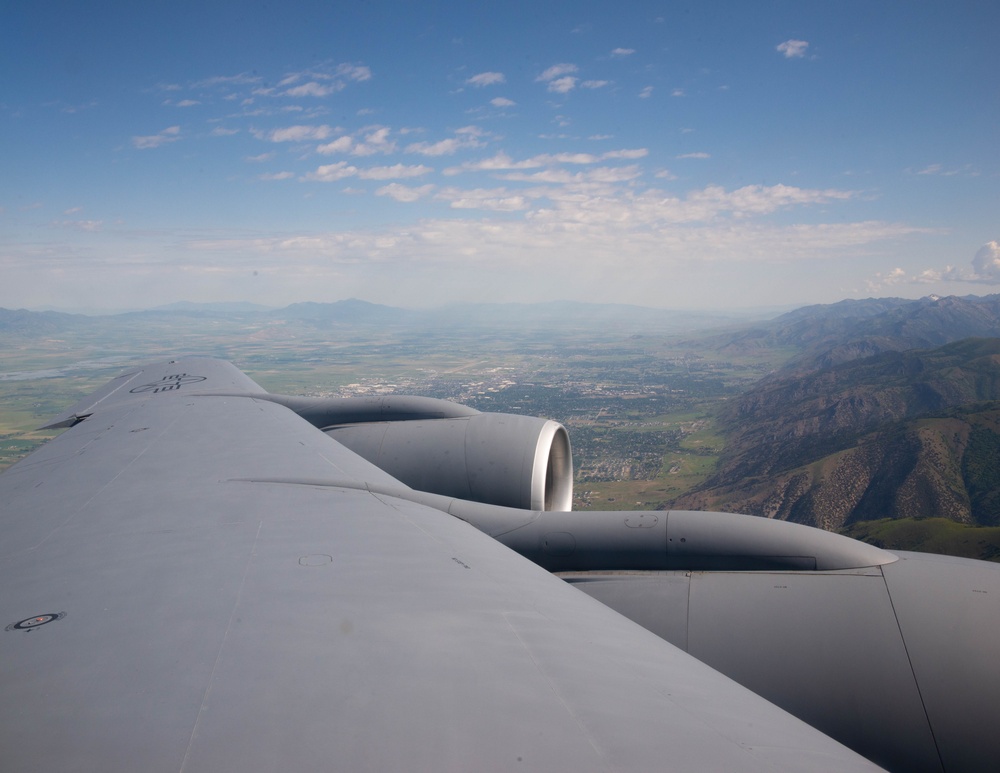 Utah Air National Guard Operation Centennial Contact Flyover