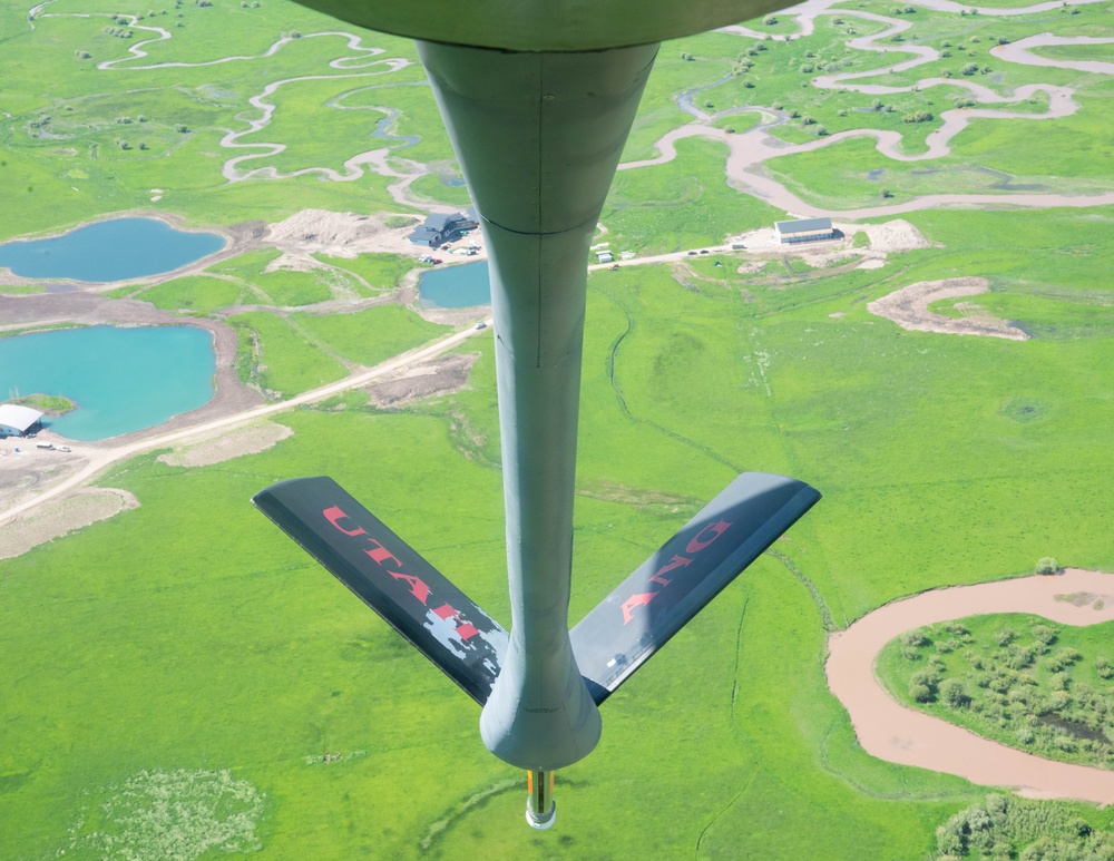 Utah Air National Guard Operation Centennial Contact Flyover