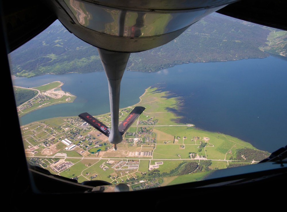 Utah Air National Guard Operation Centennial Contact Flyover