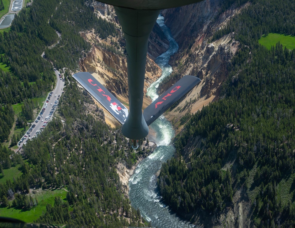 Utah Air National Guard Operation Centennial Contact Flyover