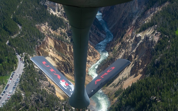 Utah Air National Guard Operation Centennial Contact Flyover