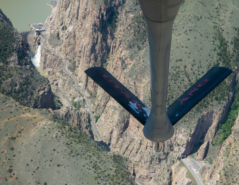 Utah Air National Guard Operation Centennial Contact Flyover