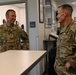 U.S. Air Force Command Chief Master Sgt. Christopher D. Griste visits McEntire