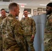 U.S. Air Force Command Chief Master Sgt. Christopher D. Griste visits McEntire