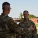 U.S. Air Force Command Chief Master Sgt. Christopher D. Griste visits McEntire