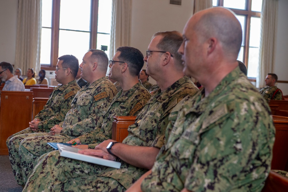 Commander Naval Service Training Command (NSTC) Craig Mattingly's First All-Hands Call