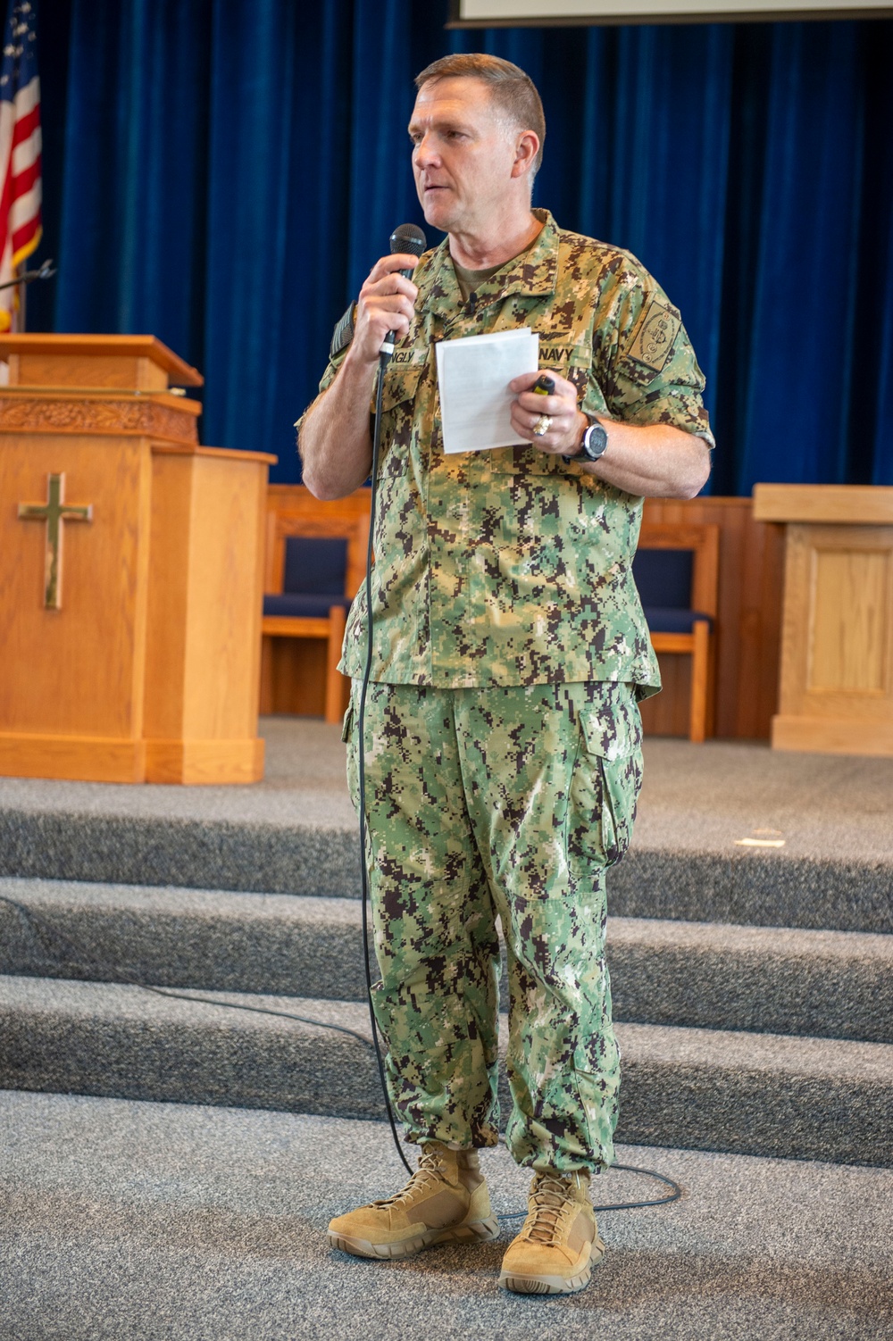 Commander Naval Service Training Command (NSTC) Craig Mattingly's First All-Hands Call