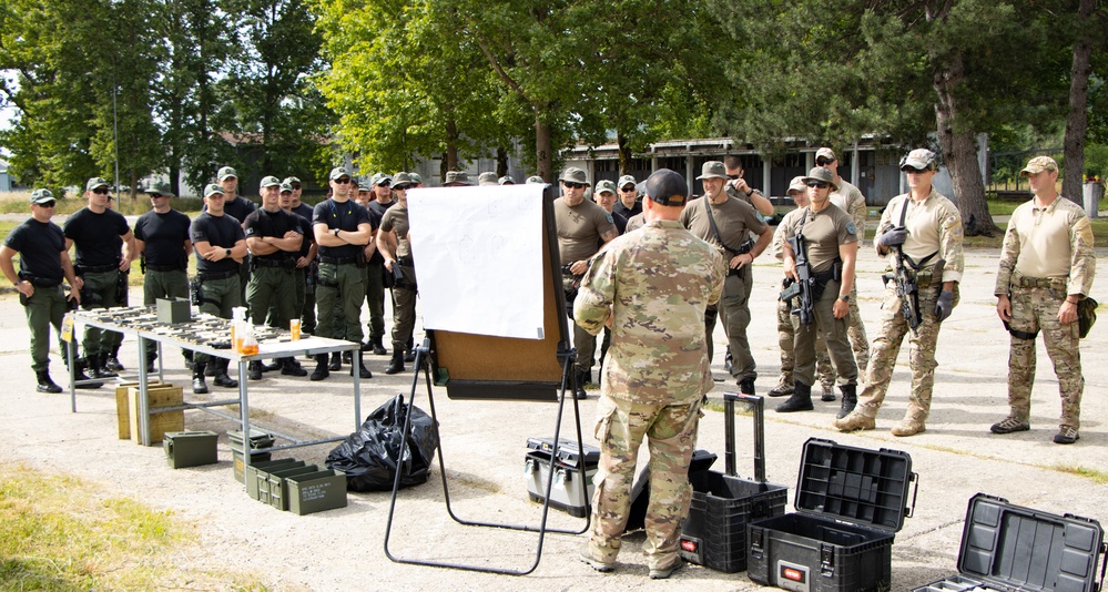 Green Berets Train with ally in Montenegro