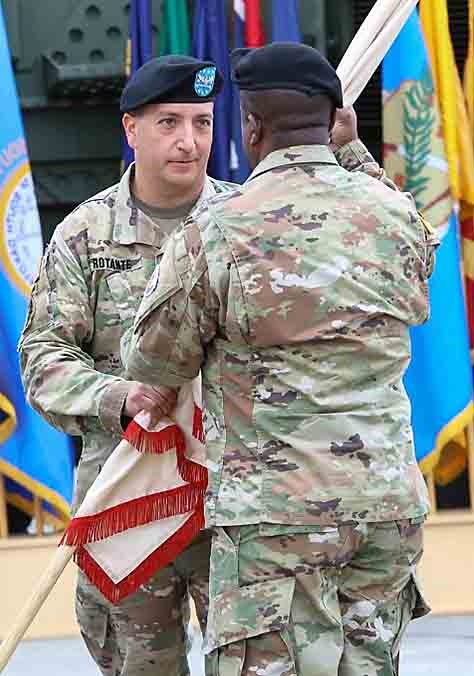 404th Army Field Support Brigade conducts change of command ceremony