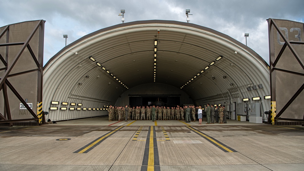 Father, son take to the skies during Air Defender 23.