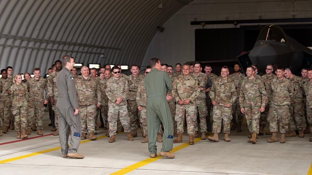 Father, son take to the skies during Air Defender 23.