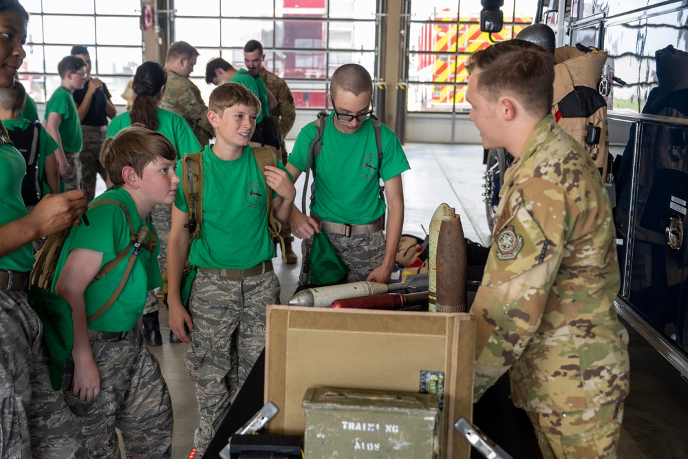 LRAFB hosts Civil Air Patrol Cadets