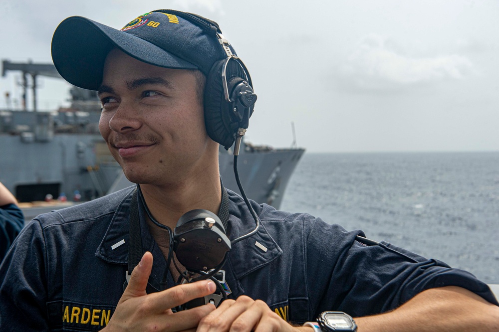 USS Paul Hamilton Replenishment-At-Sea