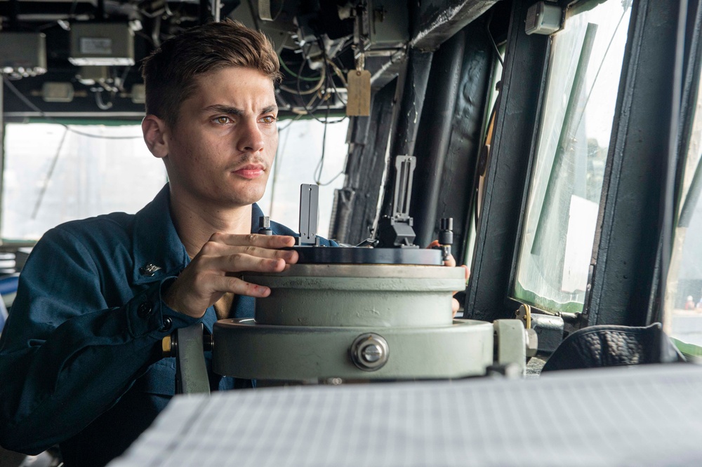 USS Paul Hamilton Replenishment-At-Sea