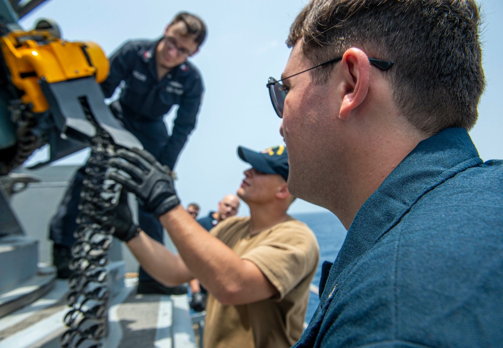 USS Paul Hamilton Gun Shoot