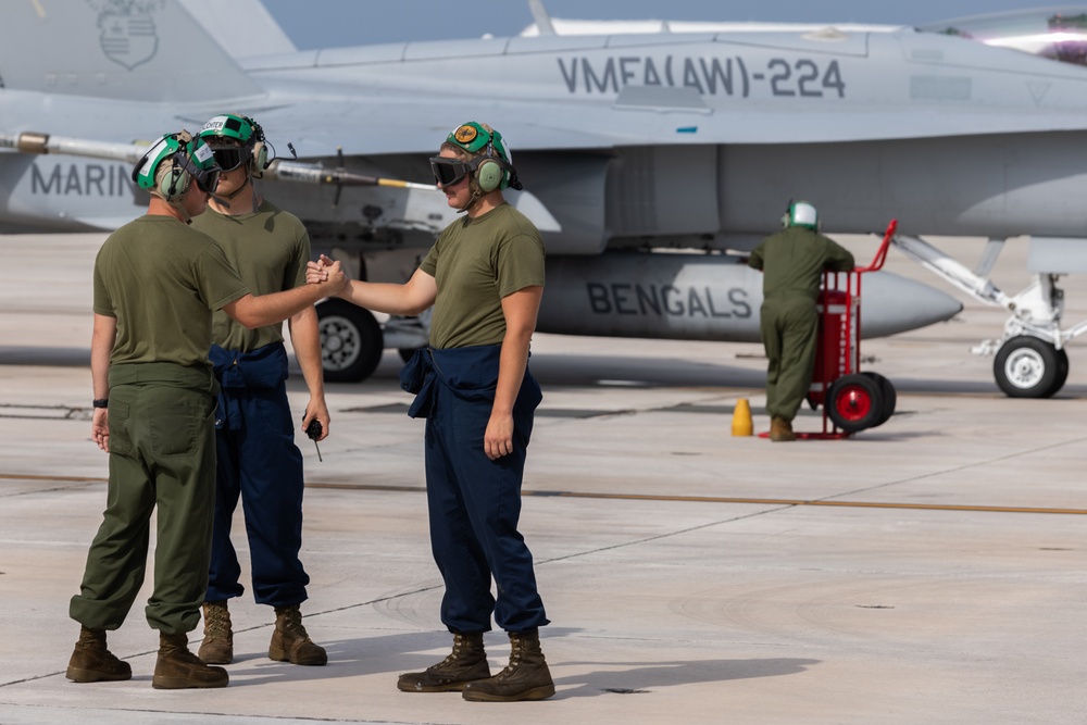 VMFA(AW)-224 in Key West